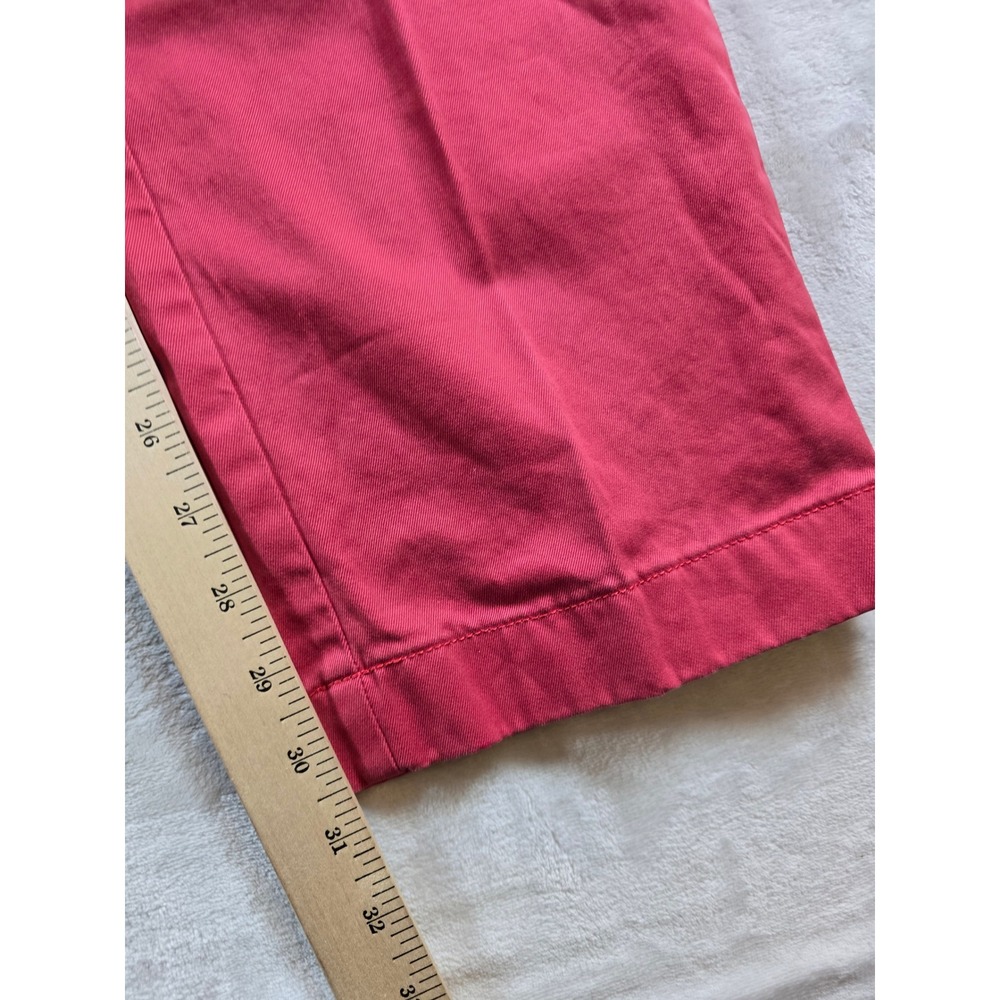 Brooks Brothers Chinos Men 33x31 Red Cotton Stretch Clark Fit Pants - Picture 8 of 9
